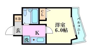 エスリード野田駅前の物件間取画像